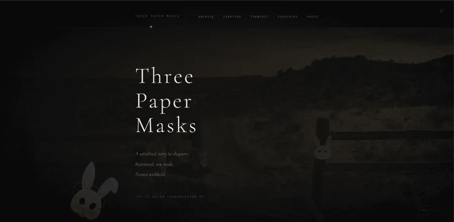 Three Paper Masks
